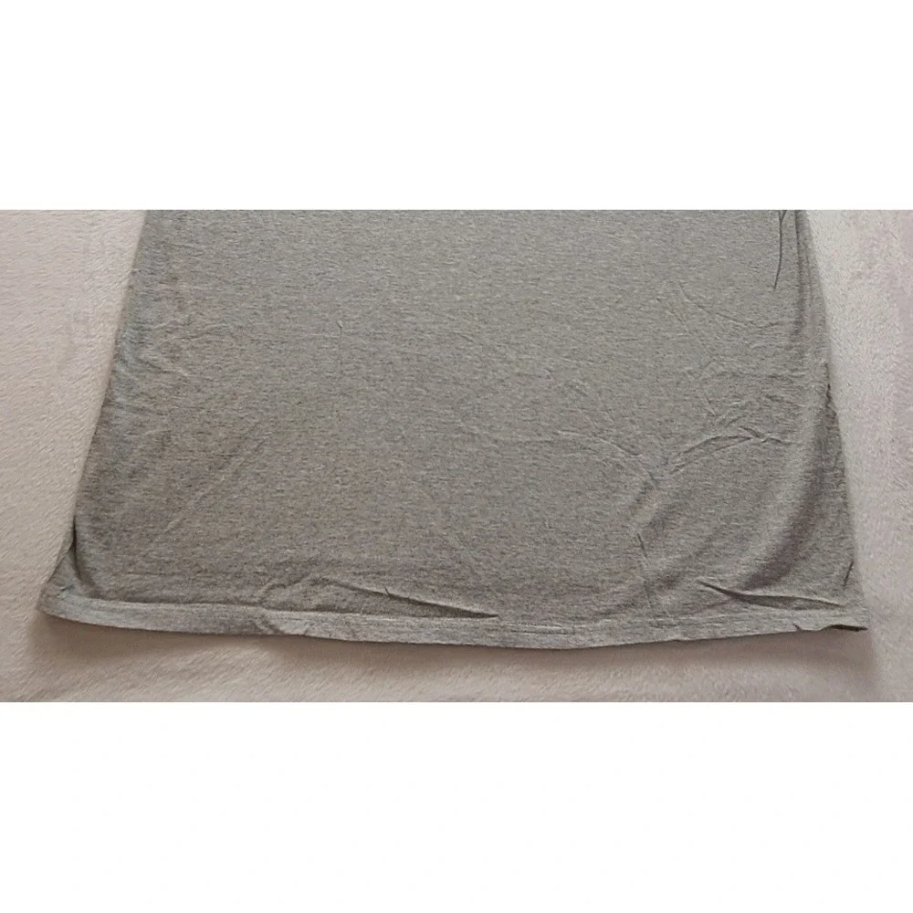 Champs Sports‎ Men's Ringer T-Shirt Gray Red Short Sleeve Crew Neck Athletic Tee